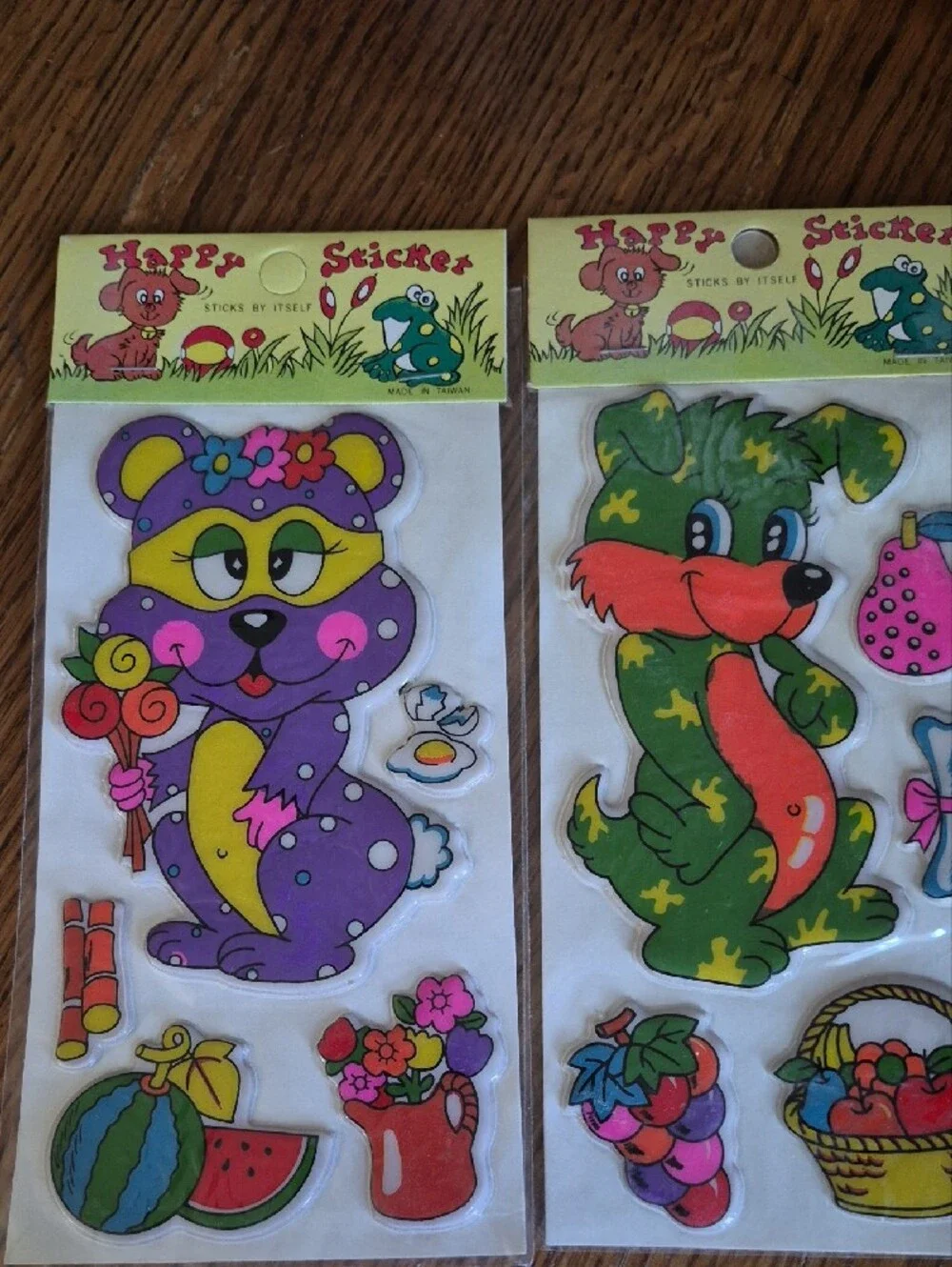 Pack - Blue Mouse & Multicolor Unicorns Party Stickers